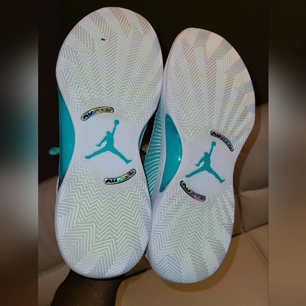 Size 12 Guo Ailun x Air Jordan 35 Low PF 'Jade' - Picture 5 of 6